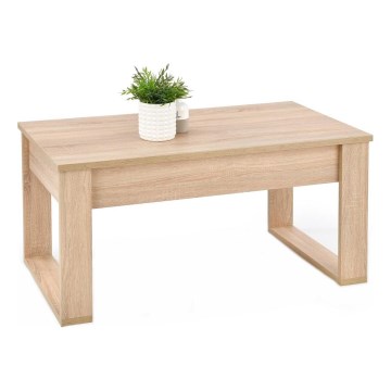 Stočić za kafu sa fiokama NEA 52x110 cm bež/hrast sonoma