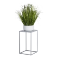 Stojan za cveće 40x24 cm siv