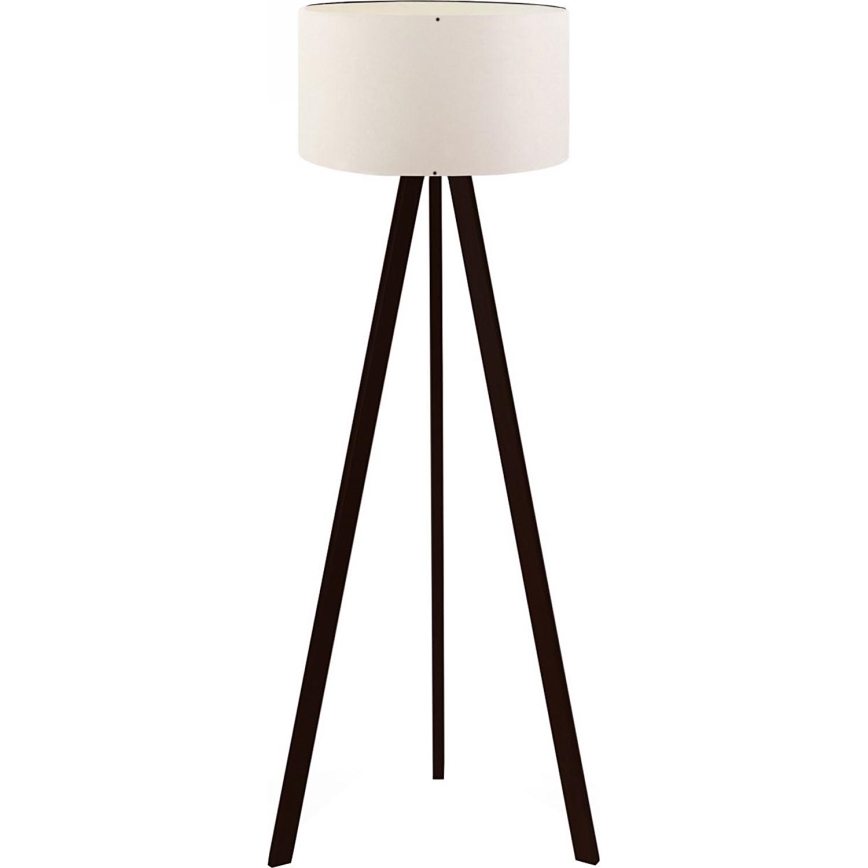 Stojeća lampa AYD 1xE27/40W/230V braon/bela