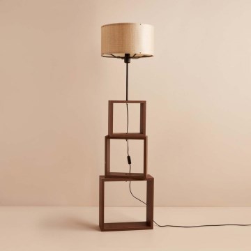 Stojeća lampa AYD 1xE27/40W/230V braon