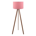 Stojeća lampa AYD 1xE27/40W/230V ružičasta/smeđa