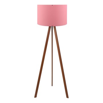 Stojeća lampa AYD 1xE27/40W/230V ružičasta/smeđa