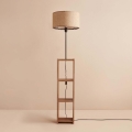 Stojeća lampa AYD 1xE27/40W/230V smeđa/bež