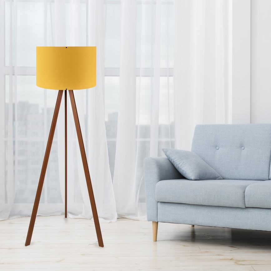 Stojeća lampa AYD 1xE27/60W/230V narandžasta/smeđa