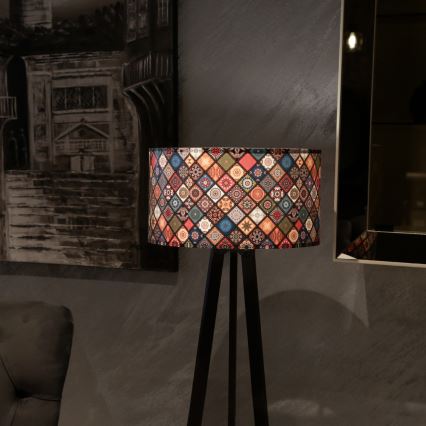 Stojeća lampa AYD 1xE27/60W/230V višebojna/braon