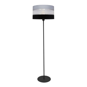 Stojeća lampa HELEN 1xE27/15W/230V crna/siva/srebrna