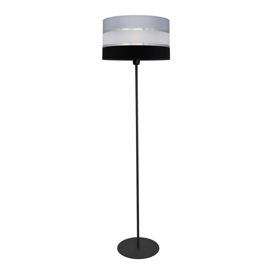 Stojeća lampa HELEN 1xE27/15W/230V crna/siva/srebrna