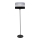 Stojeća lampa HELEN 1xE27/15W/230V crna/siva/srebrna