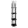 Stojeća lampa sa policama NORA 1xE27/40W/230V crna