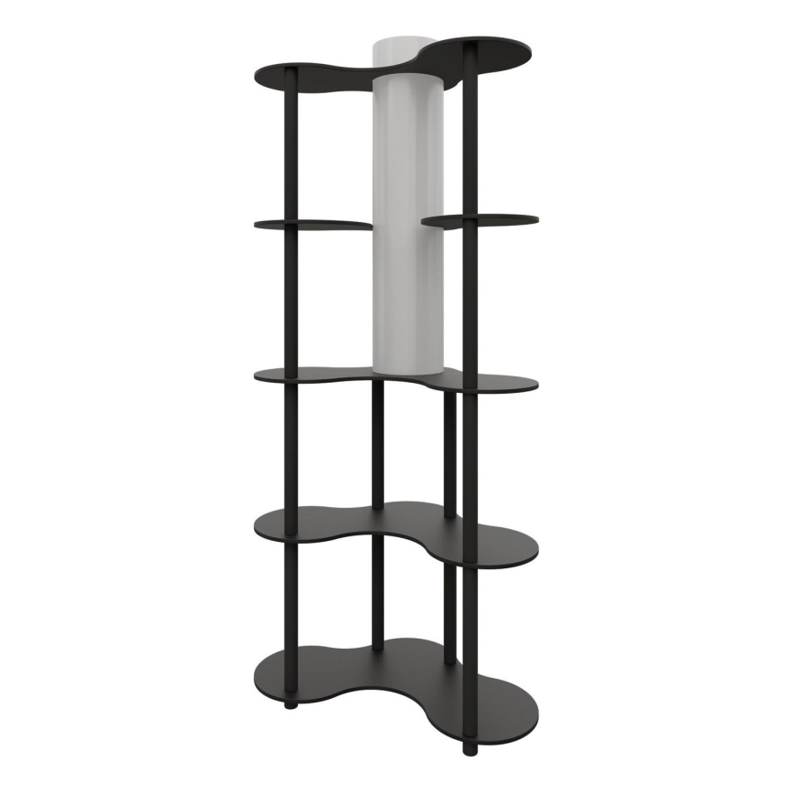 Stojeća lampa sa policama NOTO 1xE27/40W/230V crna