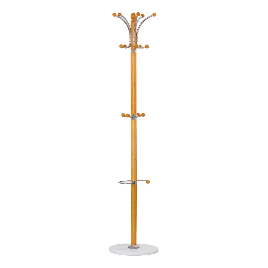 Stojeći stalak za kapute 185x38 cm braon