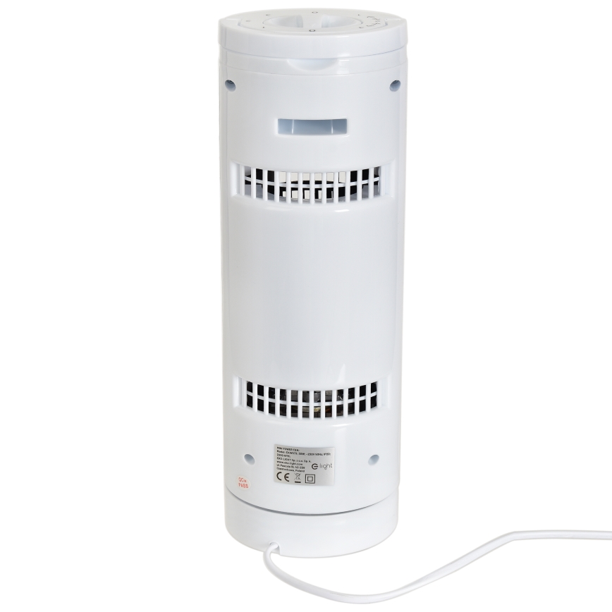 Stojeći ventilator TOWER 30W/230V beo