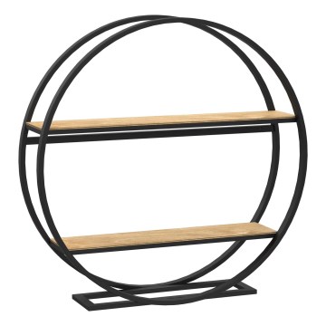 Stolić za odlaganje SHELF prečnika 62,5 cm, hrast