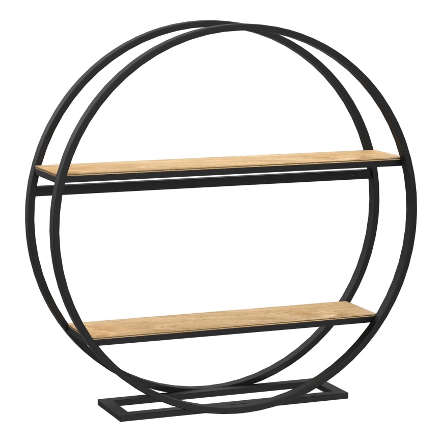 Stolić za odlaganje SHELF prečnika 62,5 cm, hrast