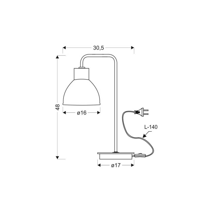 Stolna lampa VARIO 1xE27/60W/230V