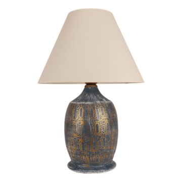 Stona lampa 1xE27/40W/230V plava/zlatna