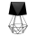 Stona lampa ADAMANT LARGE 1xE27/15W/230V crna