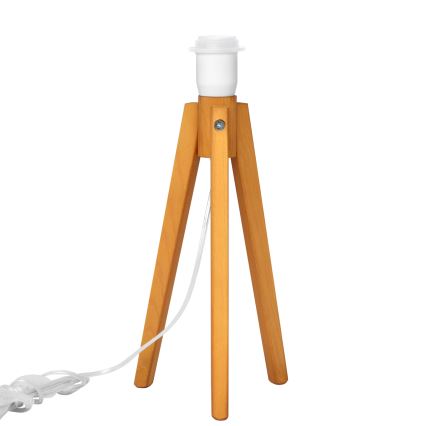 Stona lampa ALBA 1xE27/15W/230V bela/hrast