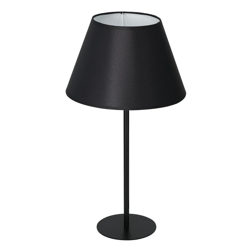 Stona lampa ARDEN 1xE27/60W/230V prečnik 30 cm crna/bela