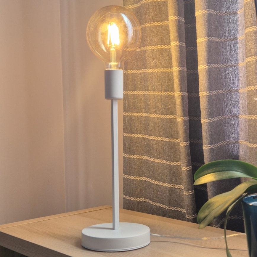 Stona lampa ASTRID 1xE27/60W/230V bela