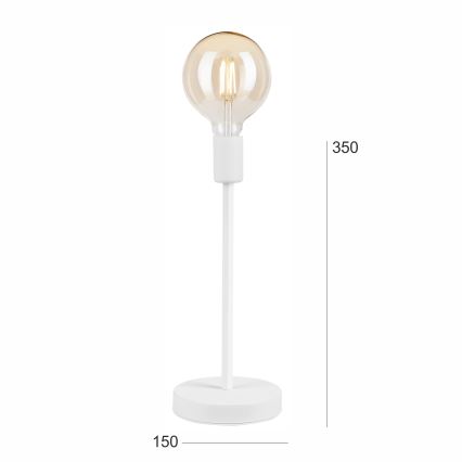 Stona lampa ASTRID 1xE27/60W/230V bela