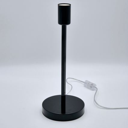 Stona lampa ASTRID 1xE27/60W/230V, mat crne boje