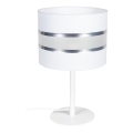 Stona lampa CORAL 1xE27/60W/230V bela