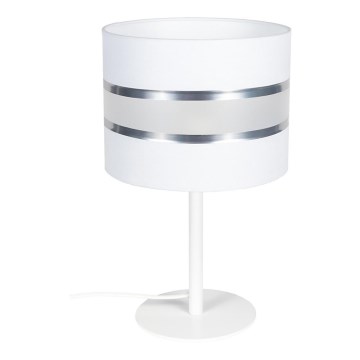 Stona lampa CORAL 1xE27/60W/230V bela