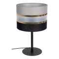 Stona lampa CORAL 1xE27/60W/230V crna/siva