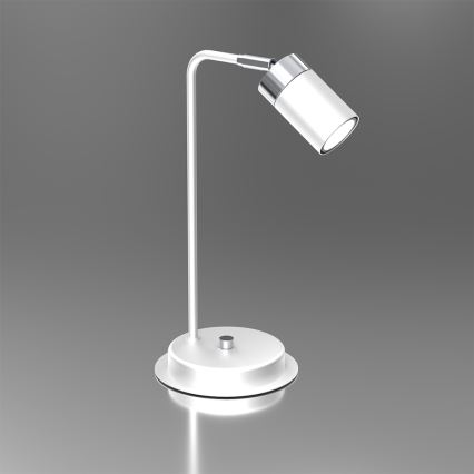Stona lampa JOKER 1xGU10/25W/230V bela/sjajni hrom