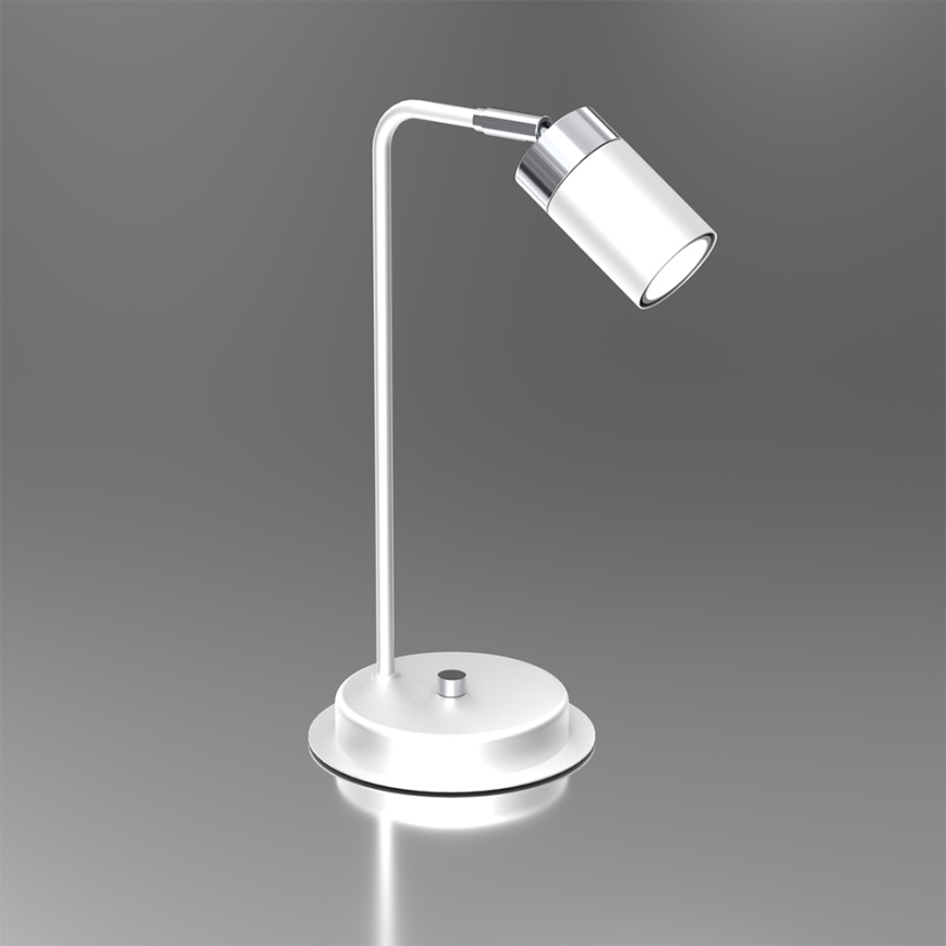 Stona lampa JOKER 1xGU10/25W/230V bela/sjajni hrom