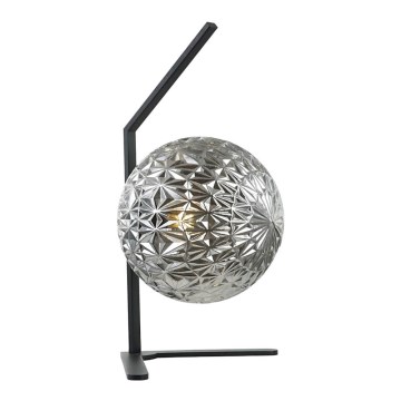 Stona lampa JUNO 1xE27/7W/230V sivo/crno