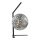 Stona lampa JUNO 1xE27/7W/230V sivo/crno