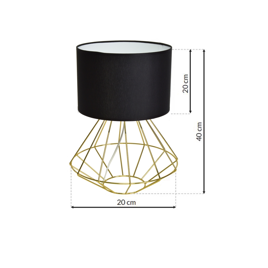 Stona lampa LUPO 1xE27/60W/230V