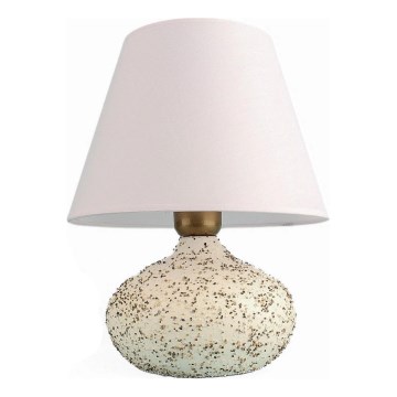 Stona lampa RAMZES 1xE27/40W/230V bela