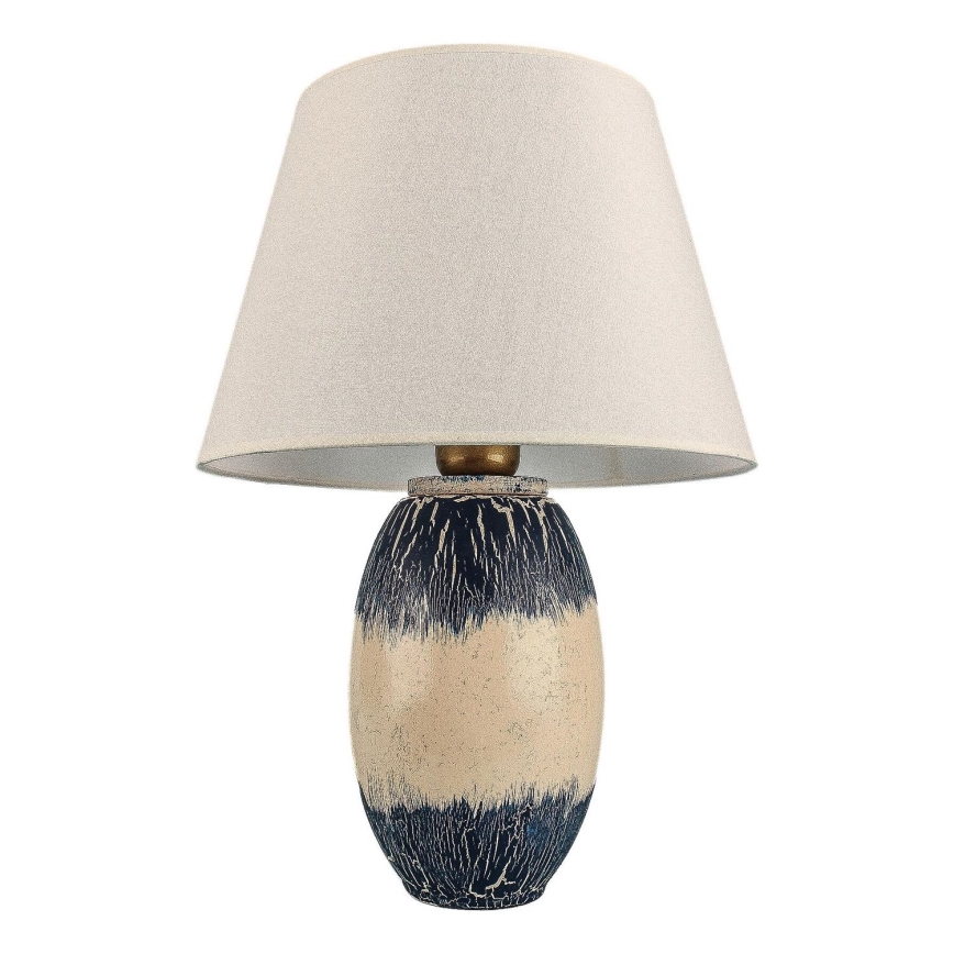 Stona lampa RAMZES 1xE27/40W/230V bež/plava