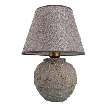 Stona lampa RAMZES 1xE27/40W/230V braon