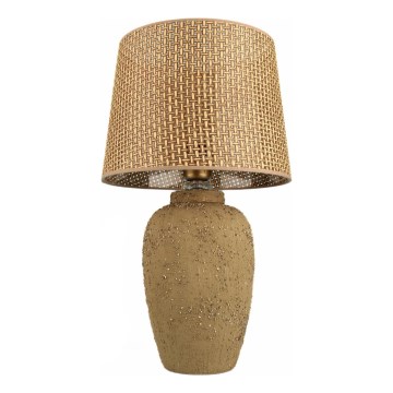 Stona lampa RAMZES 1xE27/40W/230V braon