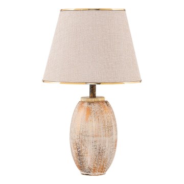 Stona lampa RAMZES 1xE27/40W/230V krem/zlatna