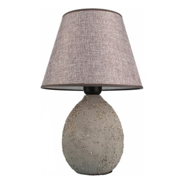 Stona lampa RAMZES 1xE27/40W/230V siva