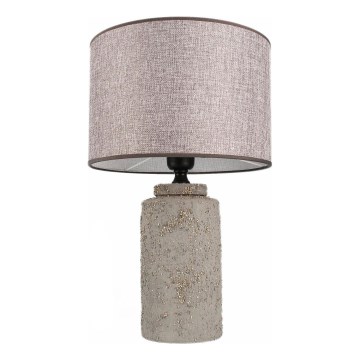 Stona lampa RAMZES 1xE27/40W/230V siva