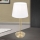 Stona lampa sa USB portom LUDWIG 1xE27/40W/230V 50 cm bela/zlatna