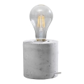 Stona lampa SALGADO 1xE27/60W/230V beton