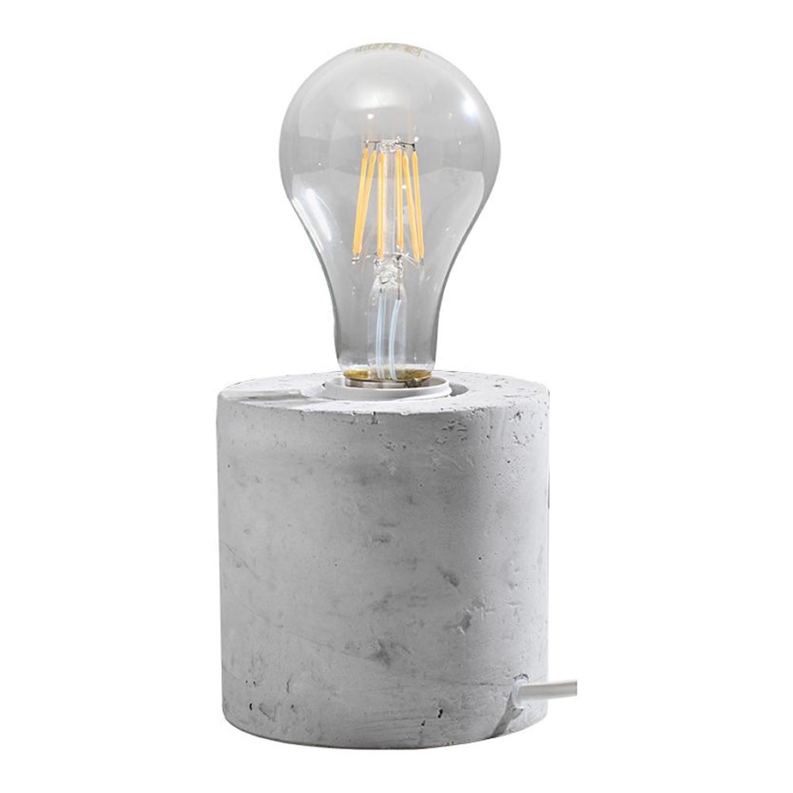 Stona lampa SALGADO 1xE27/60W/230V beton