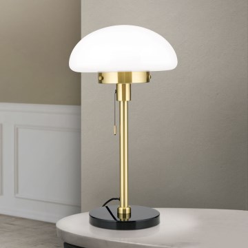 Stona lampa SPARTA 1xE27/40W/230V zlatna/crno
