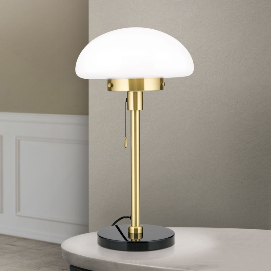 Stona lampa SPARTA 1xE27/40W/230V zlatna/crno