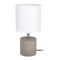 Stona lampa STRONG ROUND 1xE27/25W/230V beton