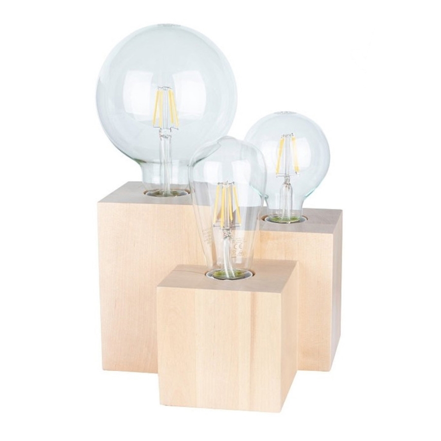 Stona lampa VINCENT 3xE27/15W/230V breza