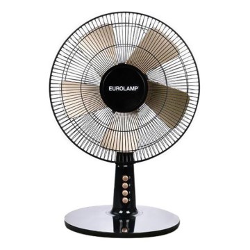 Stoni ventilator 40W/230V, prečnik 35 cm, crna/zlatna