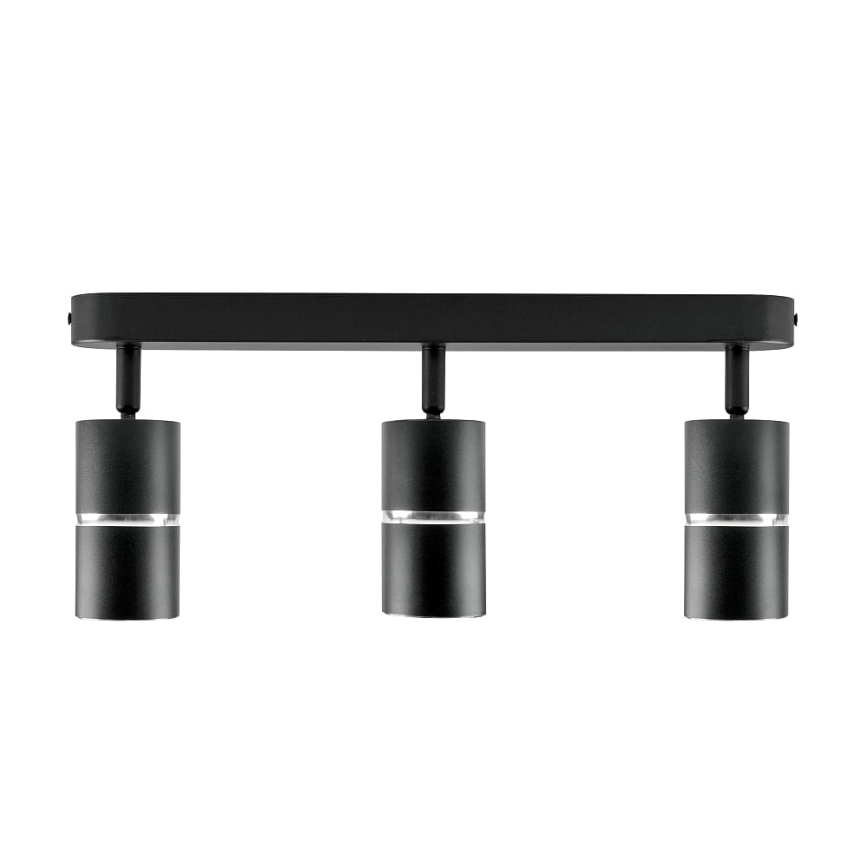 Stropna spot svetiljka BAMBOO 3xGU10/10W/230V crna